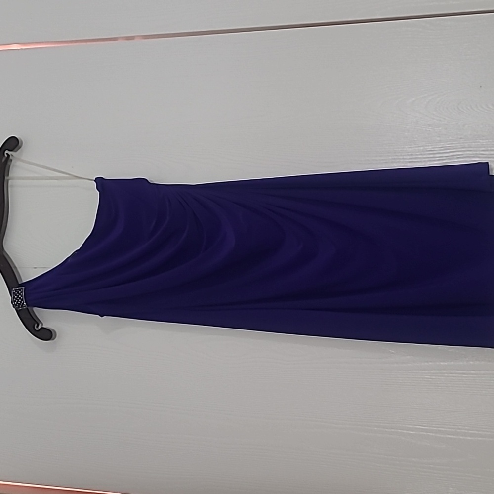 One shoulder purple dress size 6
